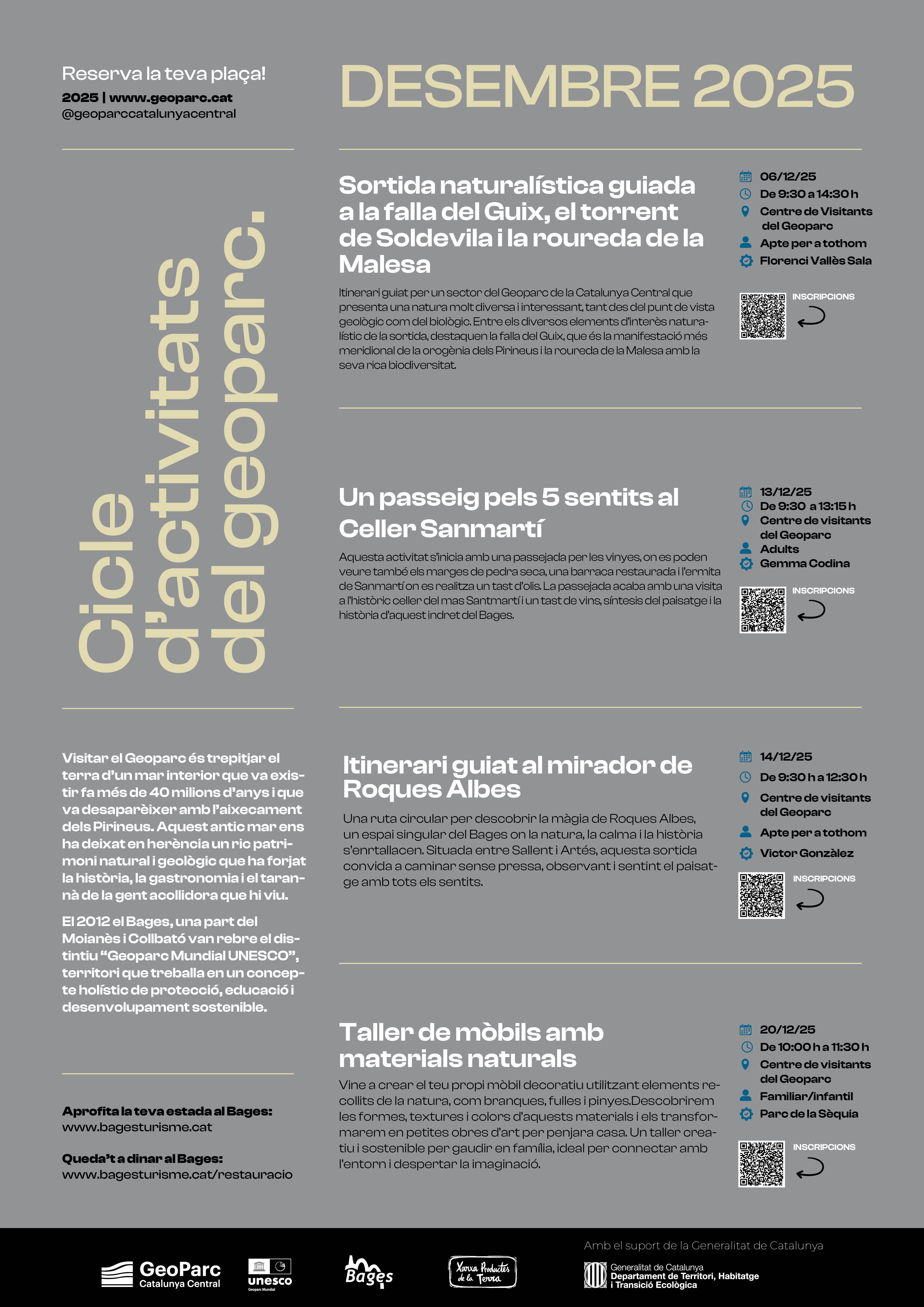 Cicle d'activitats del Geoparc