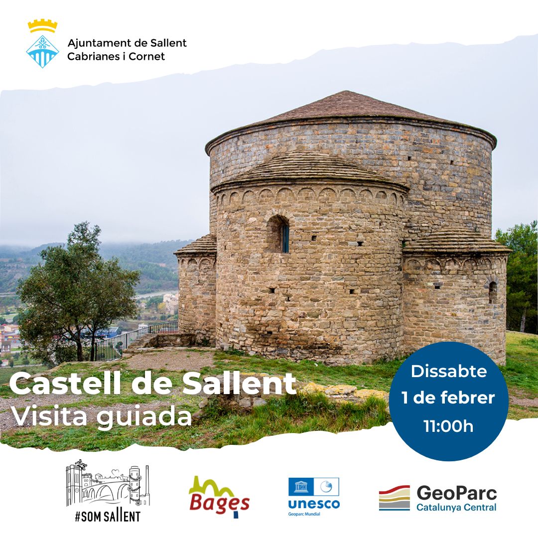 Visita al castell i església romànica de Sallent