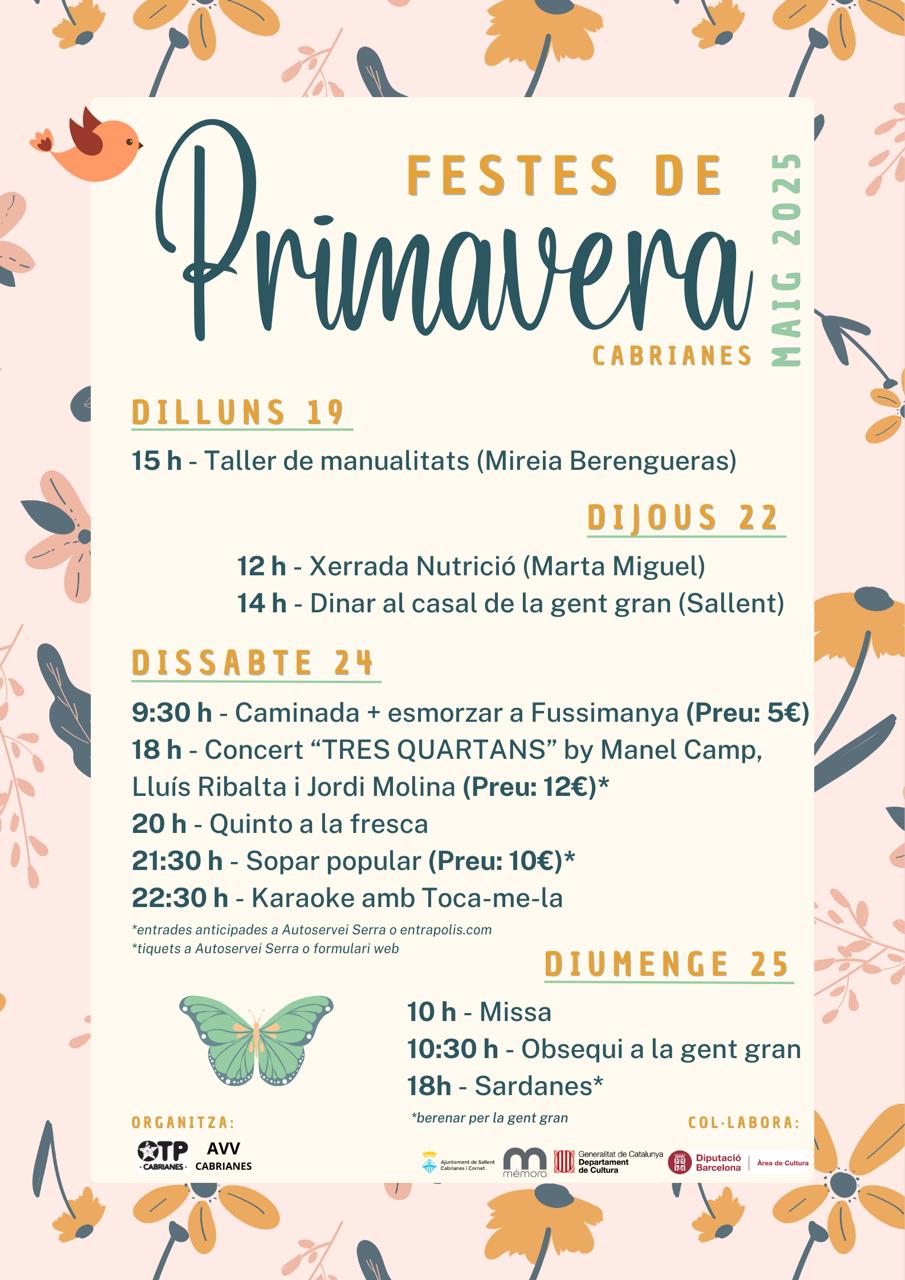 Festes Primavera Cabrianes