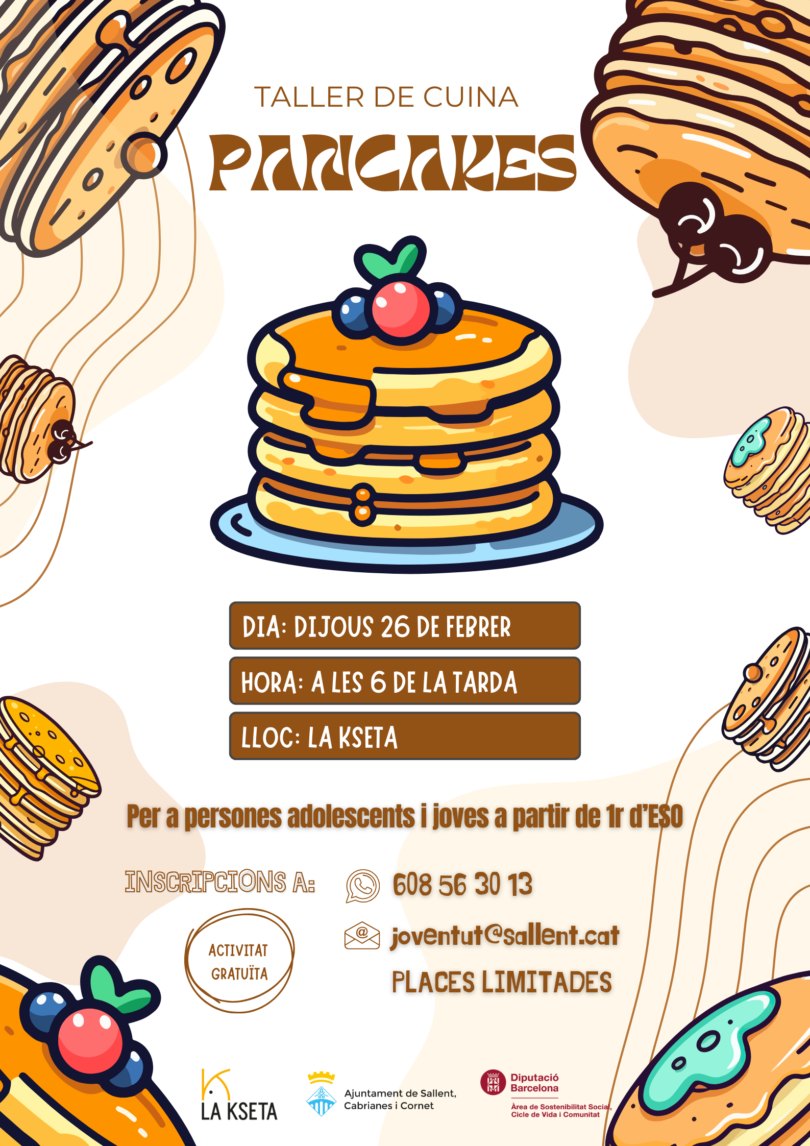 Taller de cuina Pancakes
