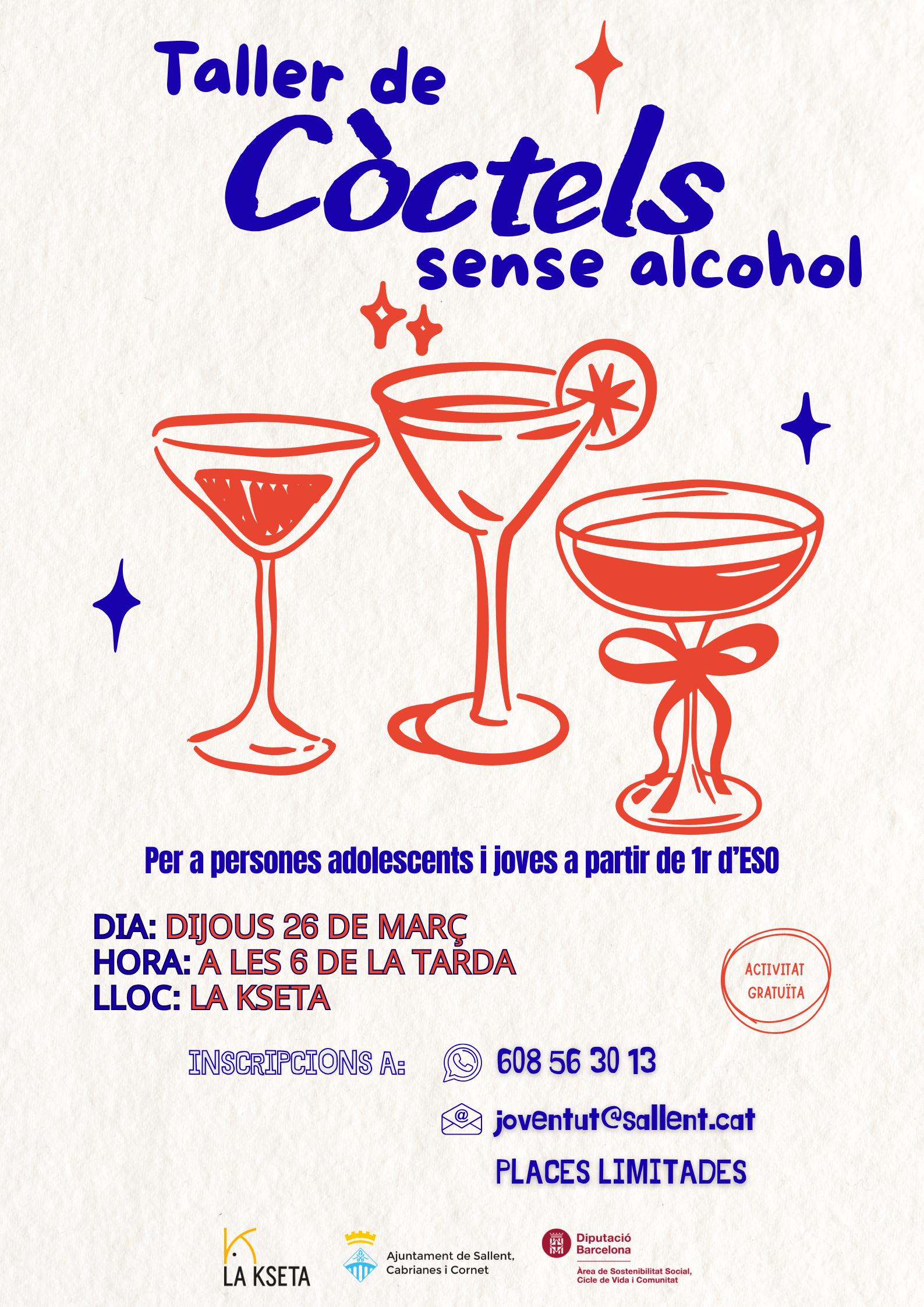 Taller de c&ograve;ctels sense alcohol
