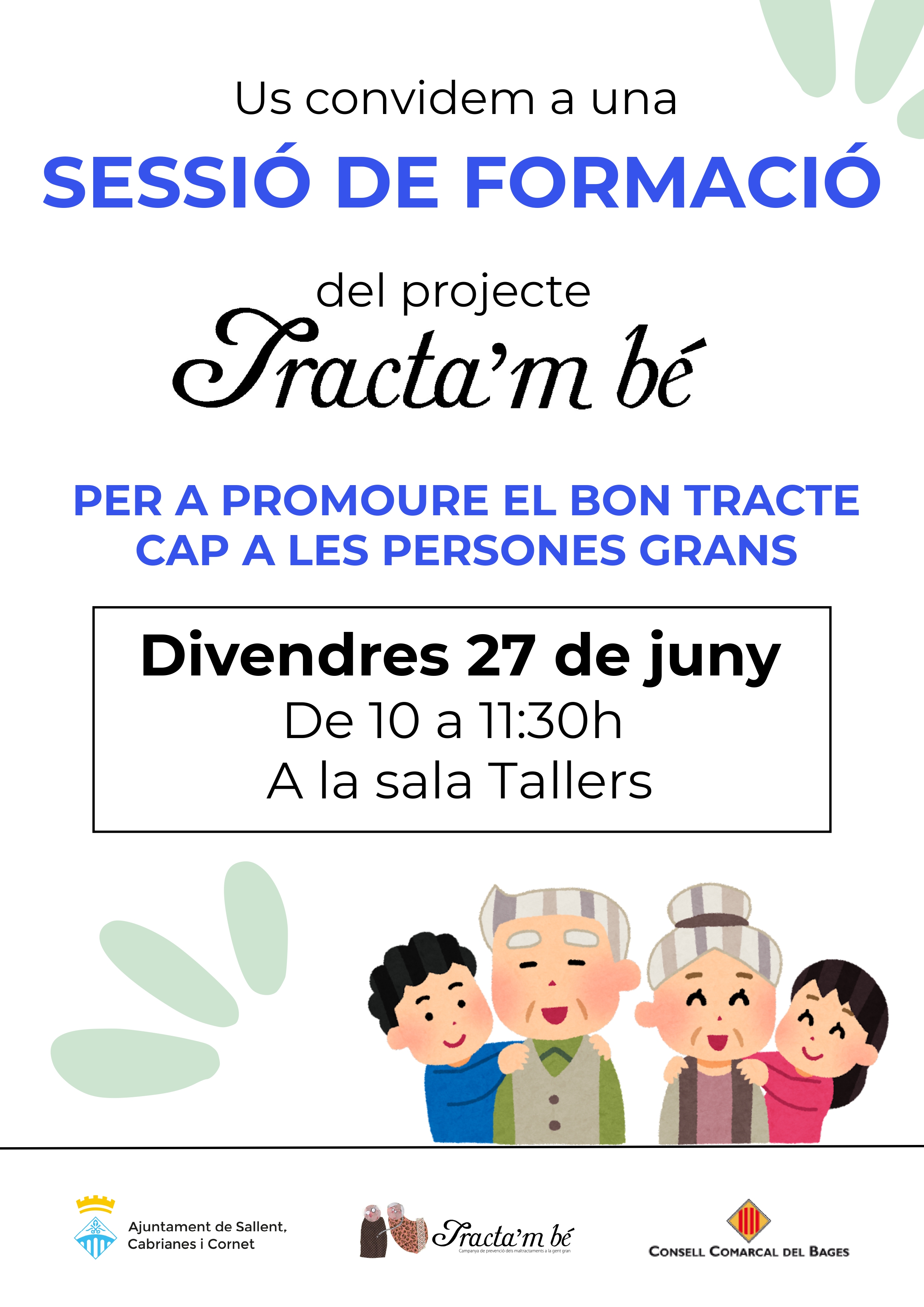 Taller per promoure el bon tracte cap a les persones grans