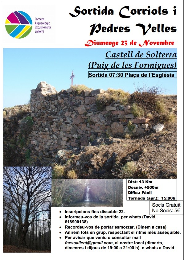 Sortida Corriols i Pedres Velles