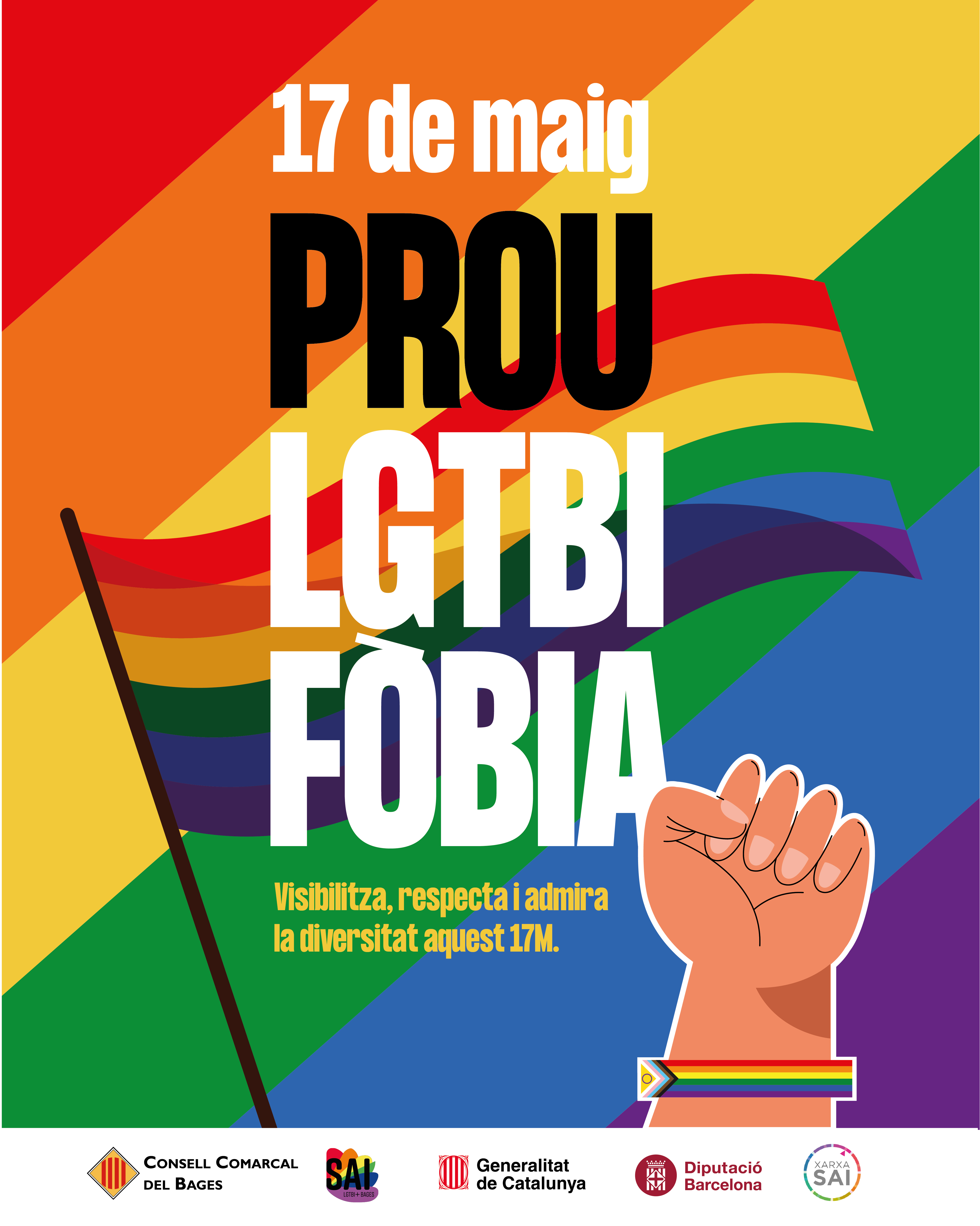 L'Ajuntament de Sallent commemora el Dia Internacional contra l'LGBTI-fòbia
