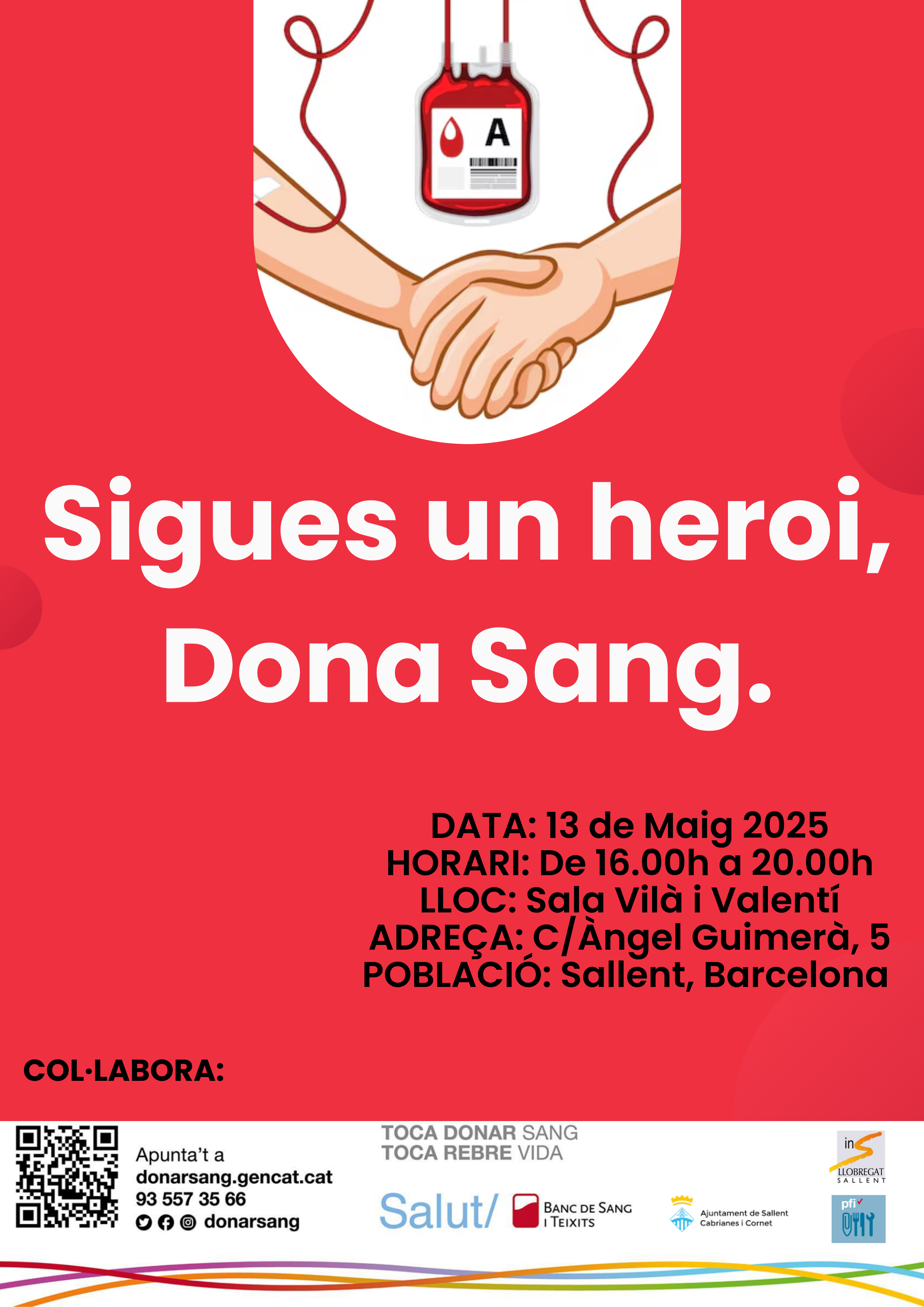 Sallent acull una nova jornada de donació de sang