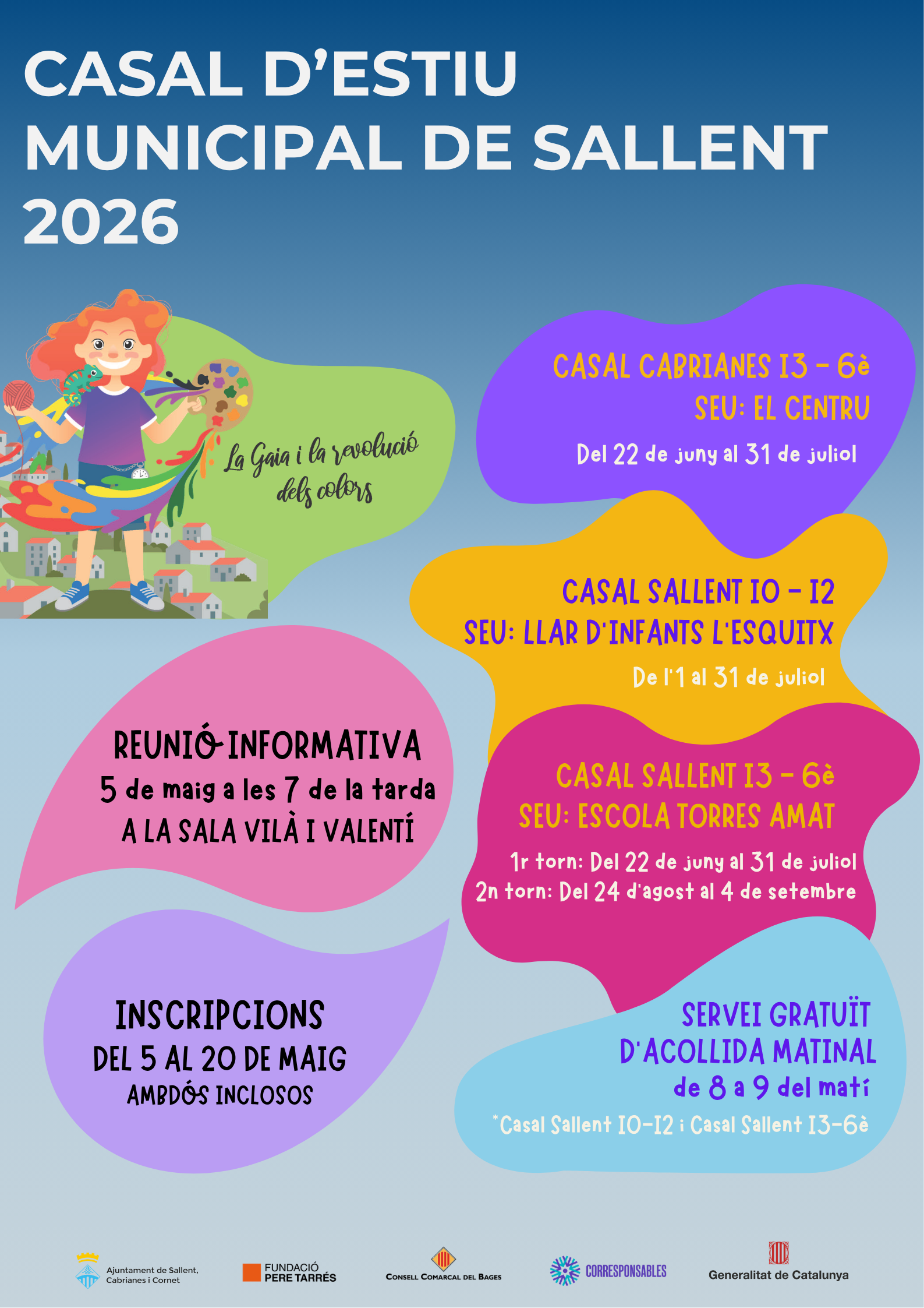 L'Ajuntament torna a organitzar el Casal d'estiu de Sallent!