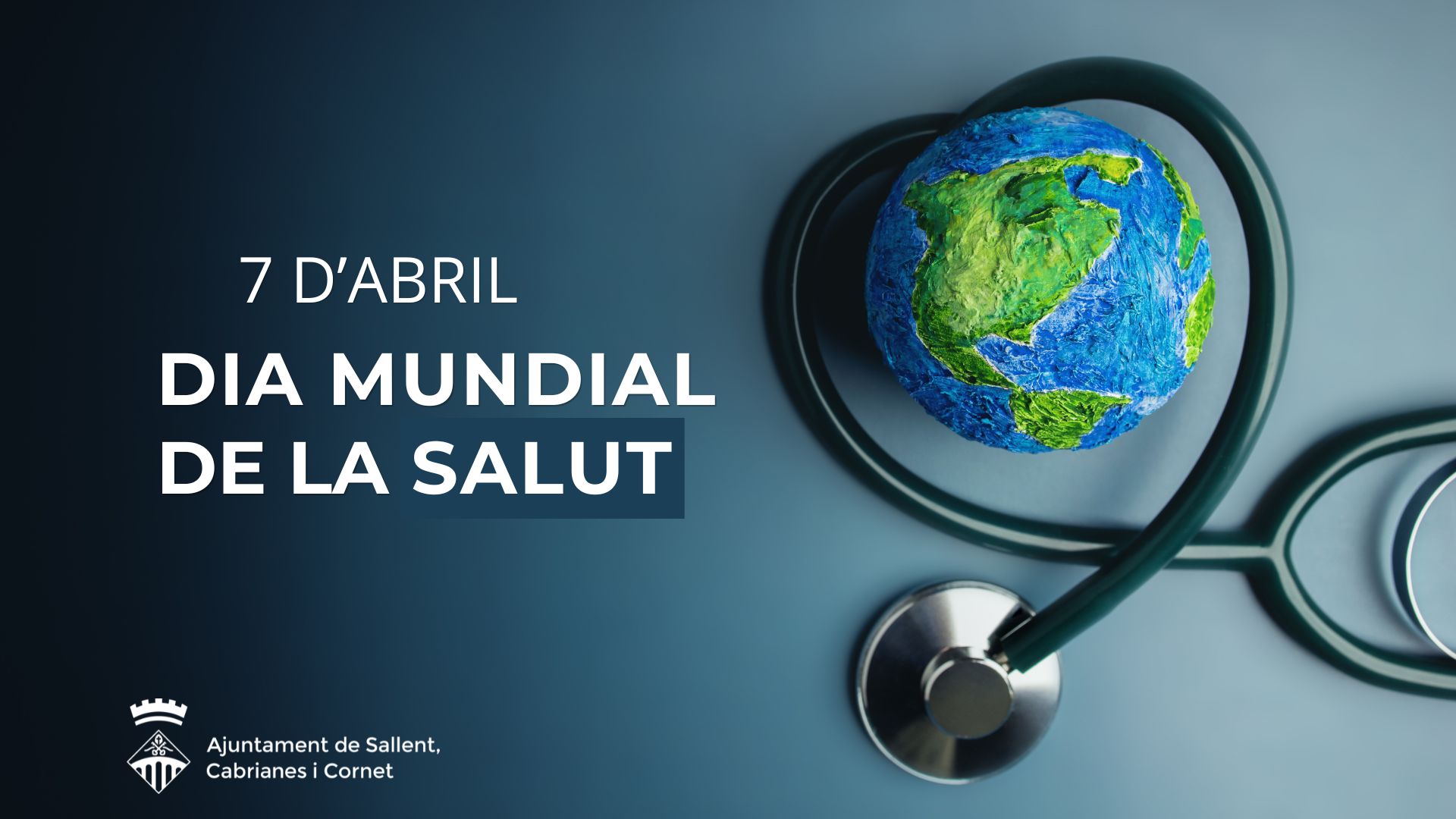 L'Ajuntament de Sallent, Cabrianes i Cornet se suma avui, 7 d'abril, a la commemoraci&oacute; del Dia Mundial de la Salut.