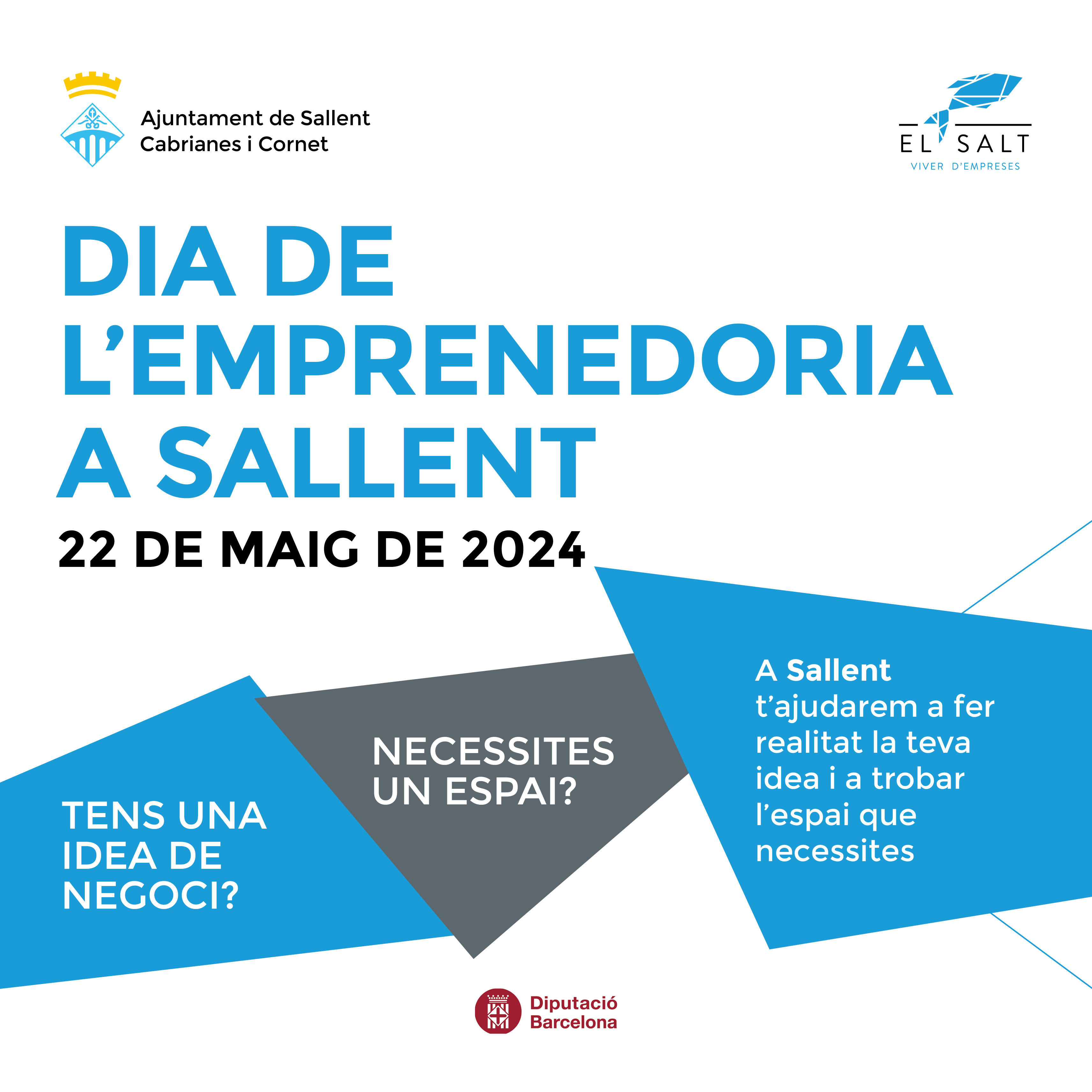 Sallent celebra el Dia de l'Emprenedoria el 22 de maig