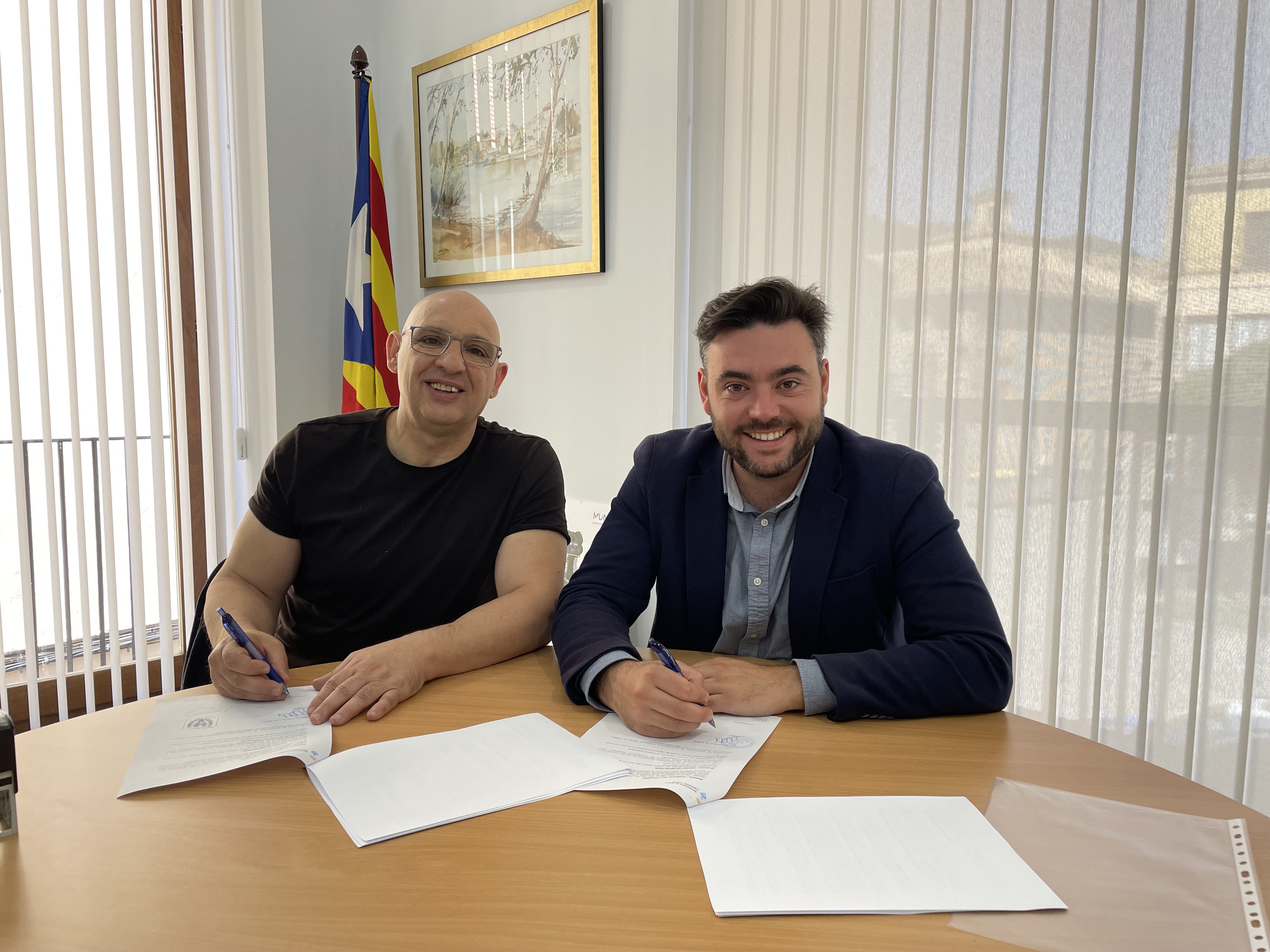 L'Ajuntament i l'ASCF signen un nou conveni de col·laboració entre les dues parts