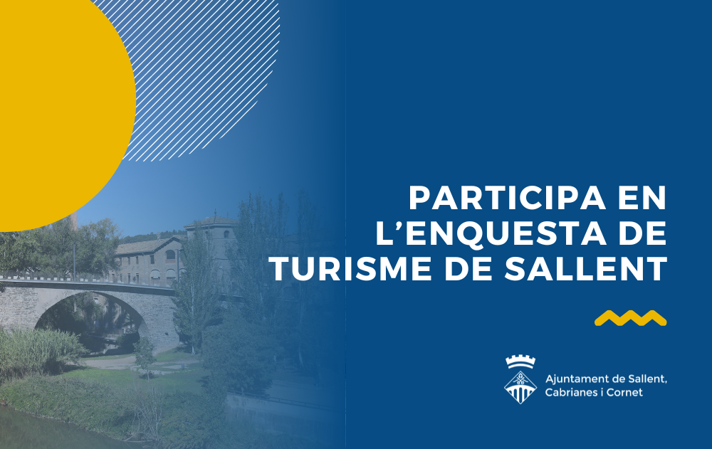 Ja podeu participar de l'enquesta de turisme de Sallent