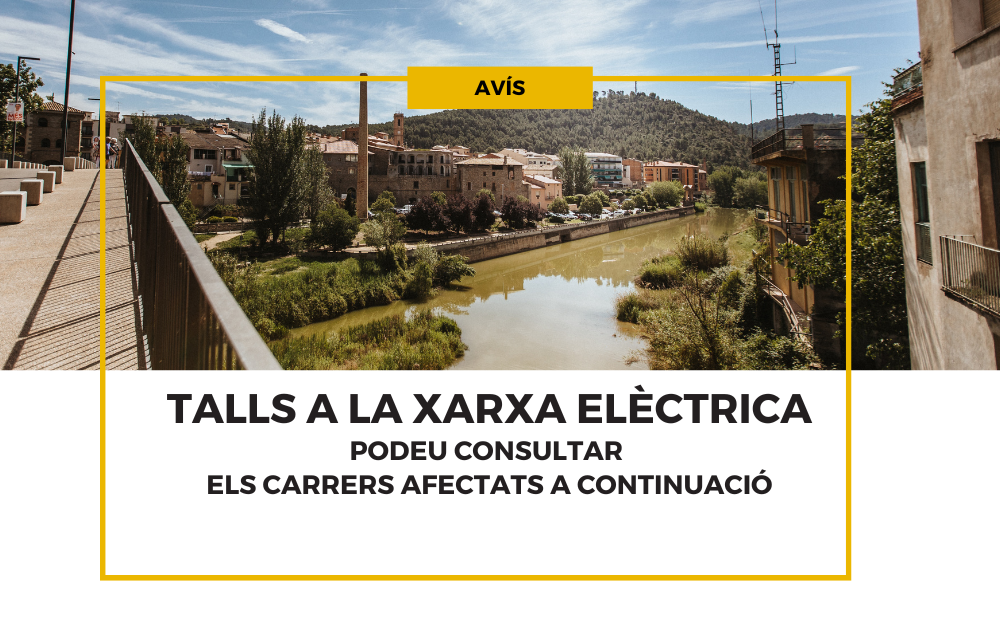 Av&iacute;s talls a la xarxa el&egrave;ctrica 