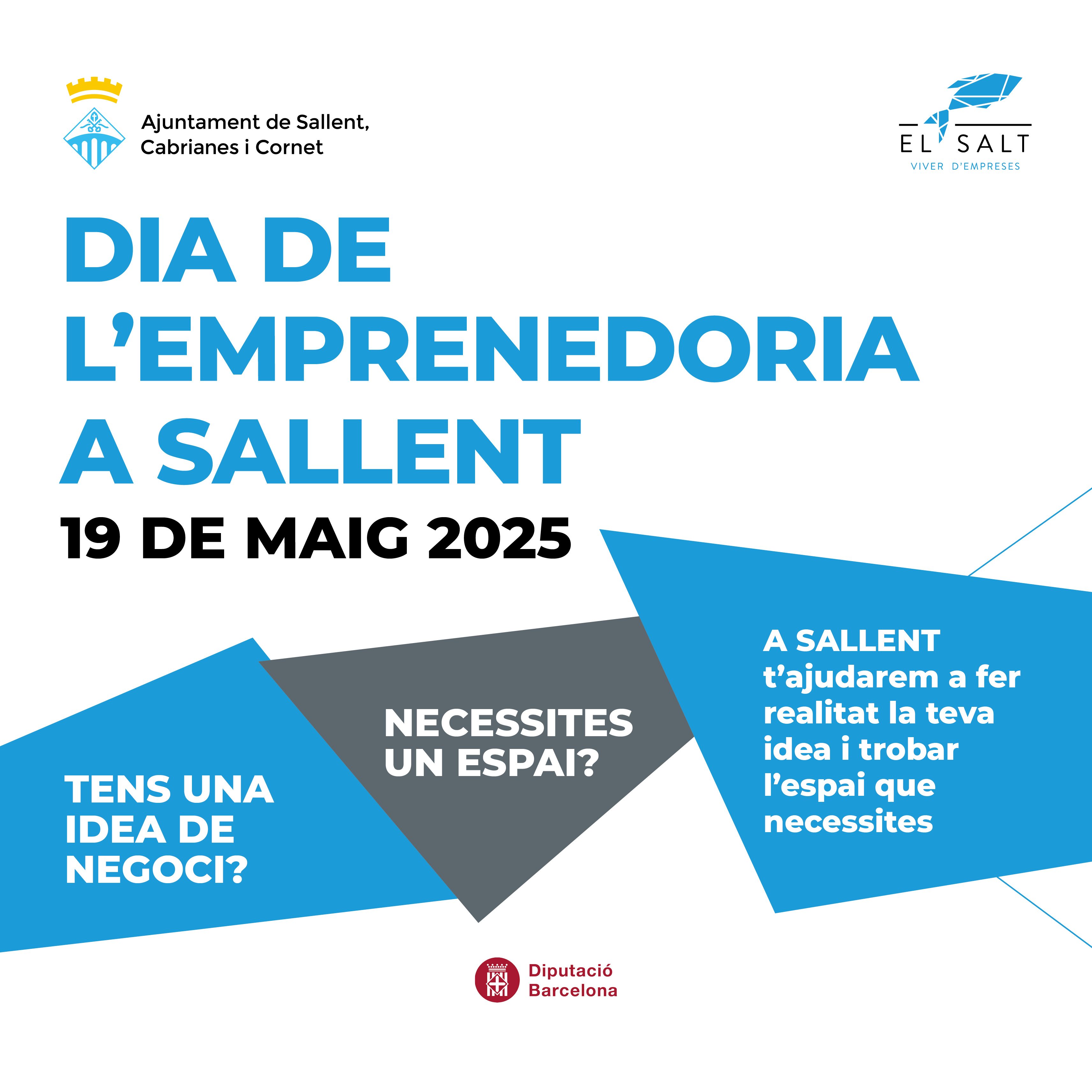 Sallent celebra el Dia de l'Emprenedoria el 19 de maig