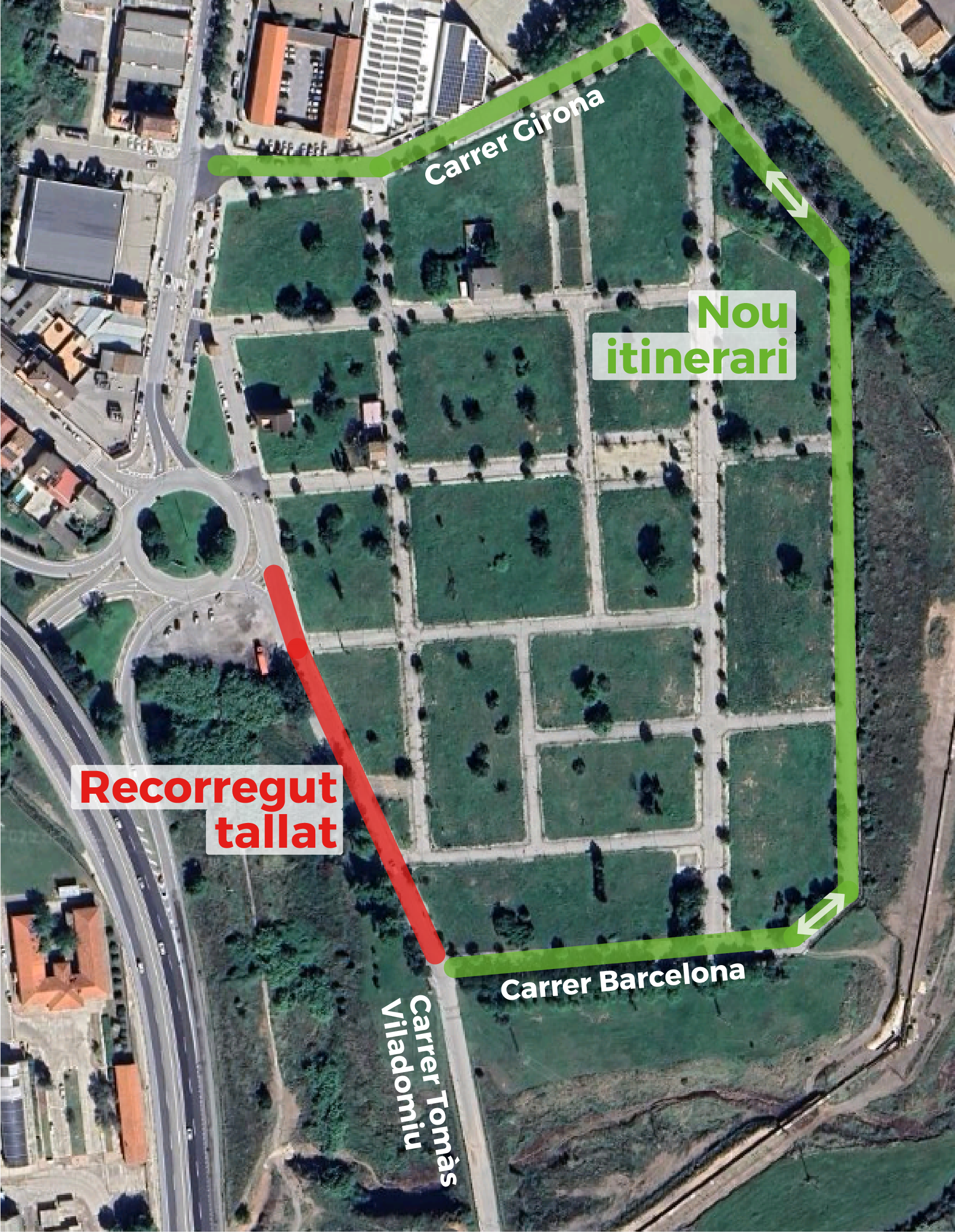 Canvi en la circulació al barri de l'Estació