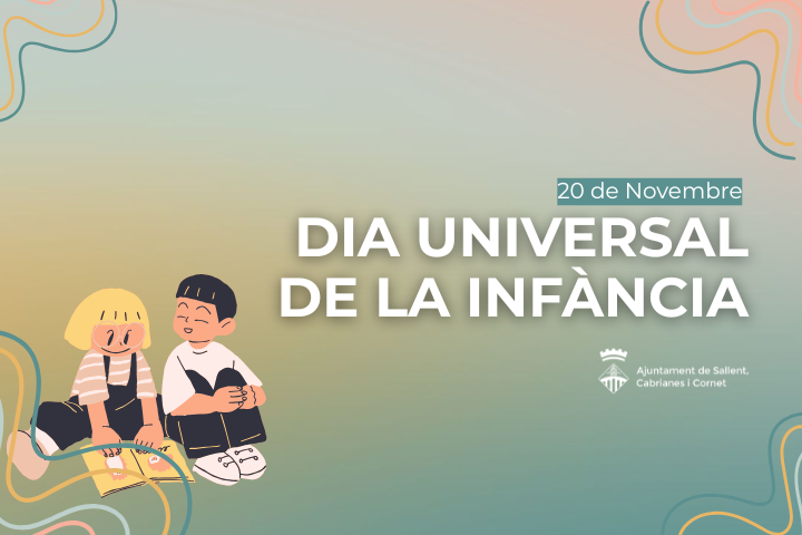 L'Ajuntament de Sallent reivindica avui, 20 de novembre, el Dia Universal de la Infància