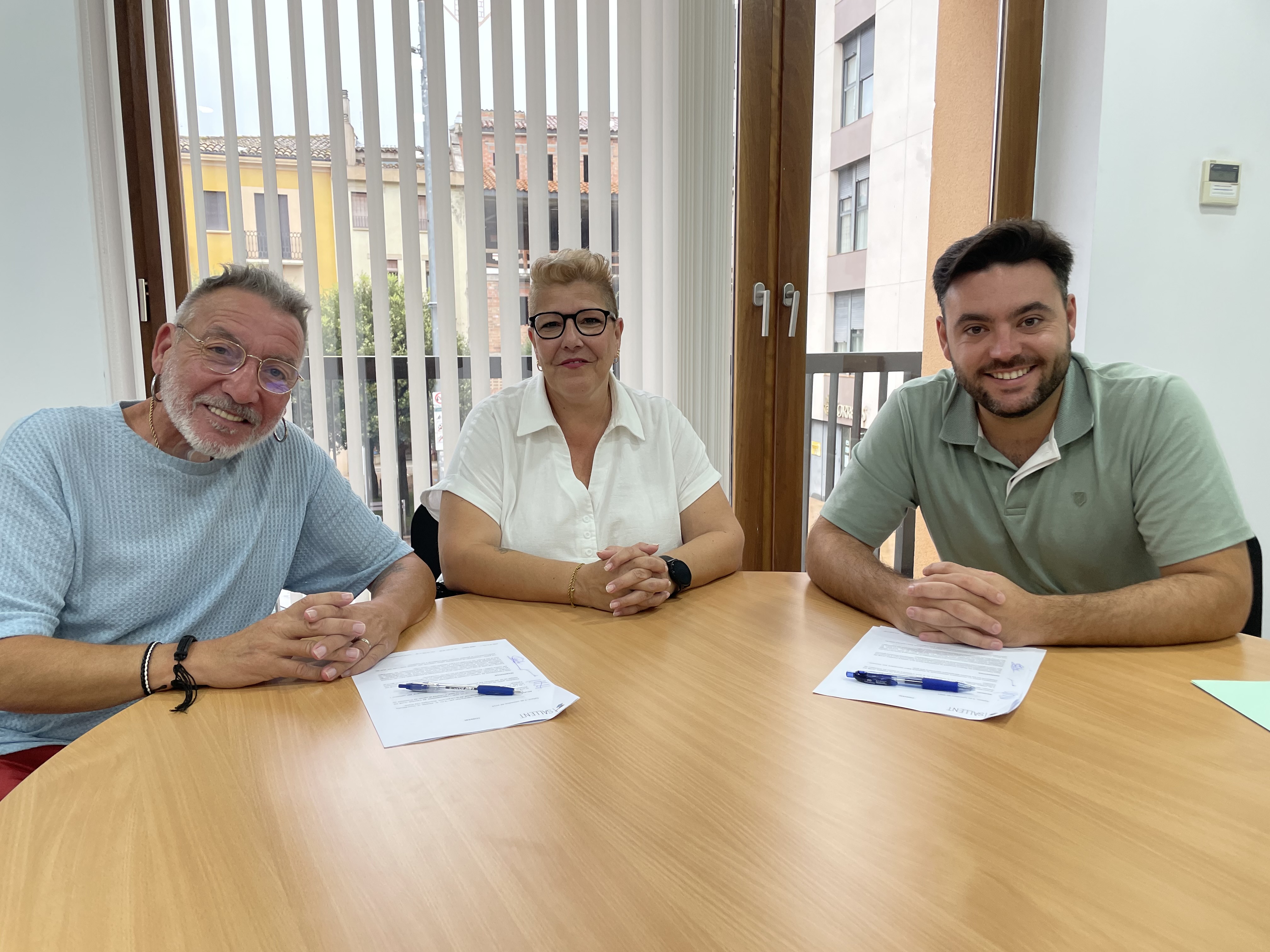 L'Ajuntament de Sallent signa un nou conveni de col·laboració amb el C. F. Estación