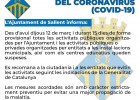 L'Ajuntament de Sallent adopta mesures preventives per evitar el contagi del Coronavirus COVID-19
