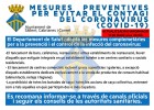 Noves mesures preventives per la COVID-19 a Sallent