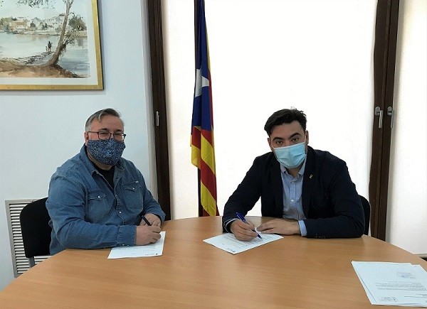 La Unió de Botiguers i Comerciants de Sallent i l'Ajuntament firmen un acord per fomentar l'activitat econòmica del municipi