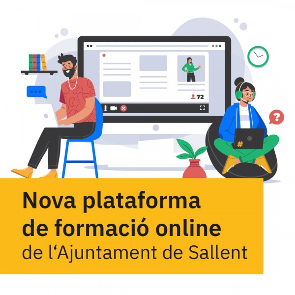 Nova plataforma de formació en línia de l'Ajuntament de Sallent
