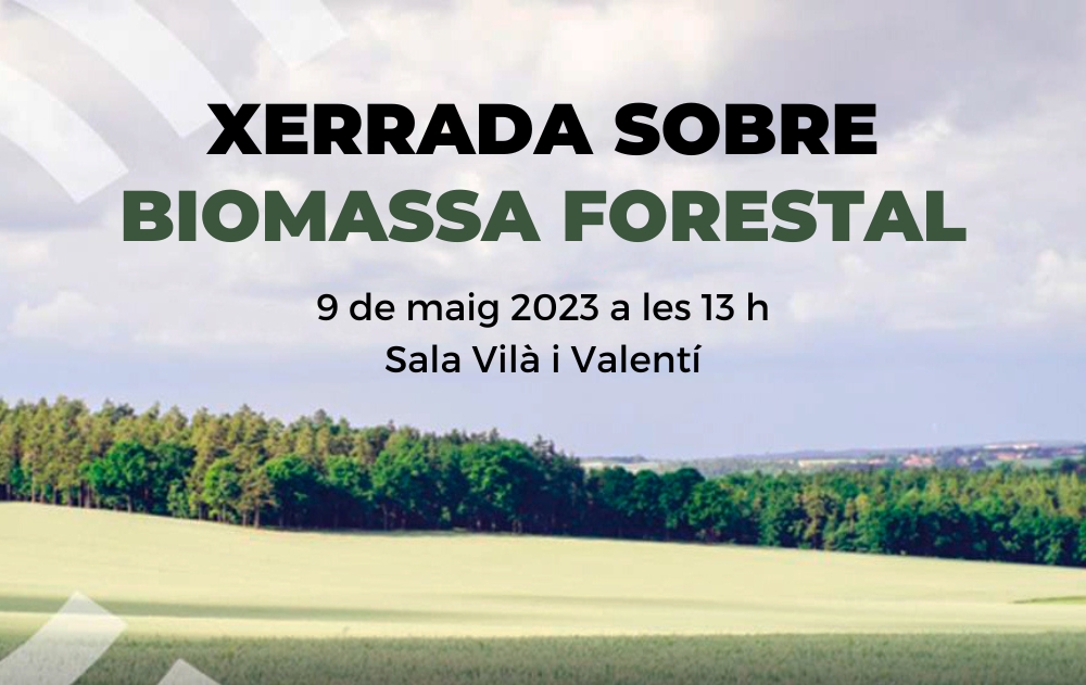 El 9 de maig es farà una xerrada a Sallent sobre biomassa forestal 