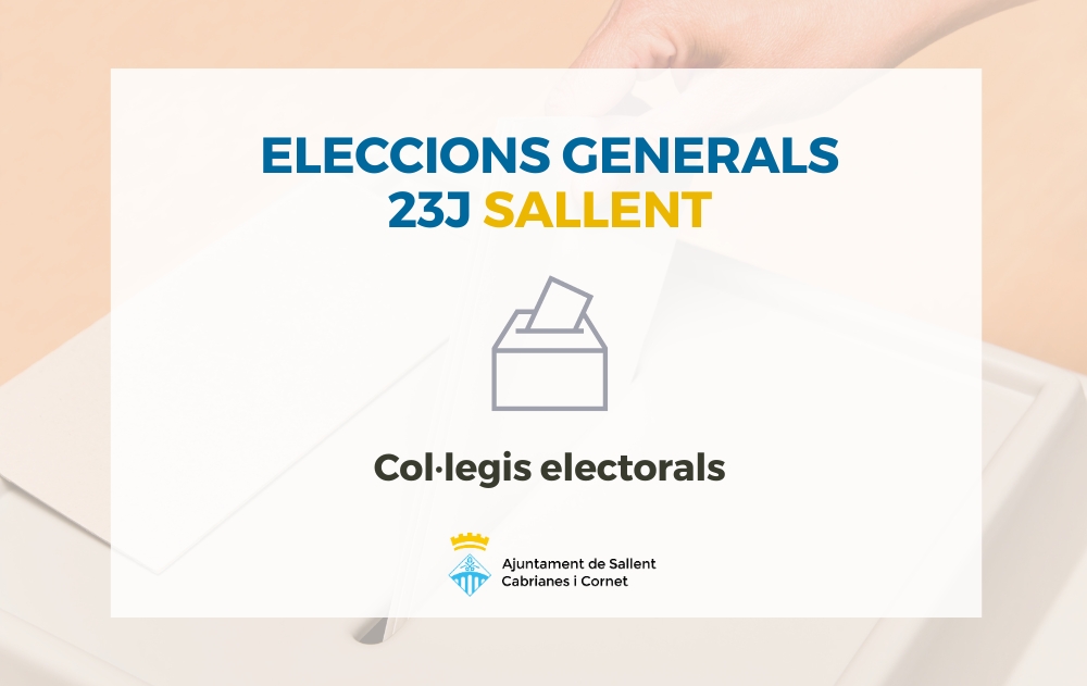 Les votacions per a les eleccions generals a Sallent es faran a Fàbrica Vella