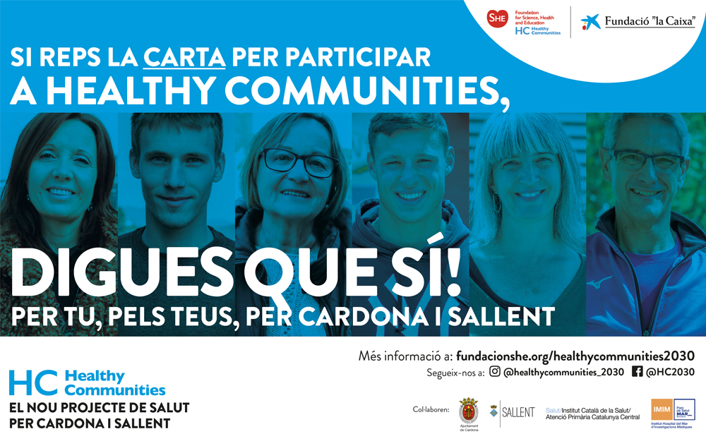 El projecte Healthy Communities envia les primeres cartes als participants