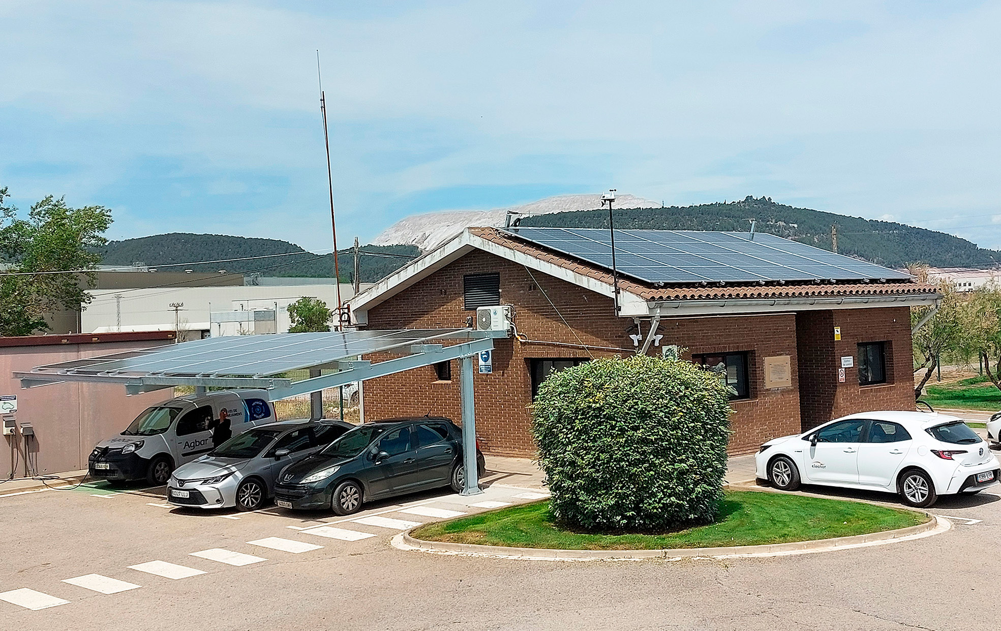 La depuradora de Sallent compta amb un sistema fotovoltaic de 150 panells